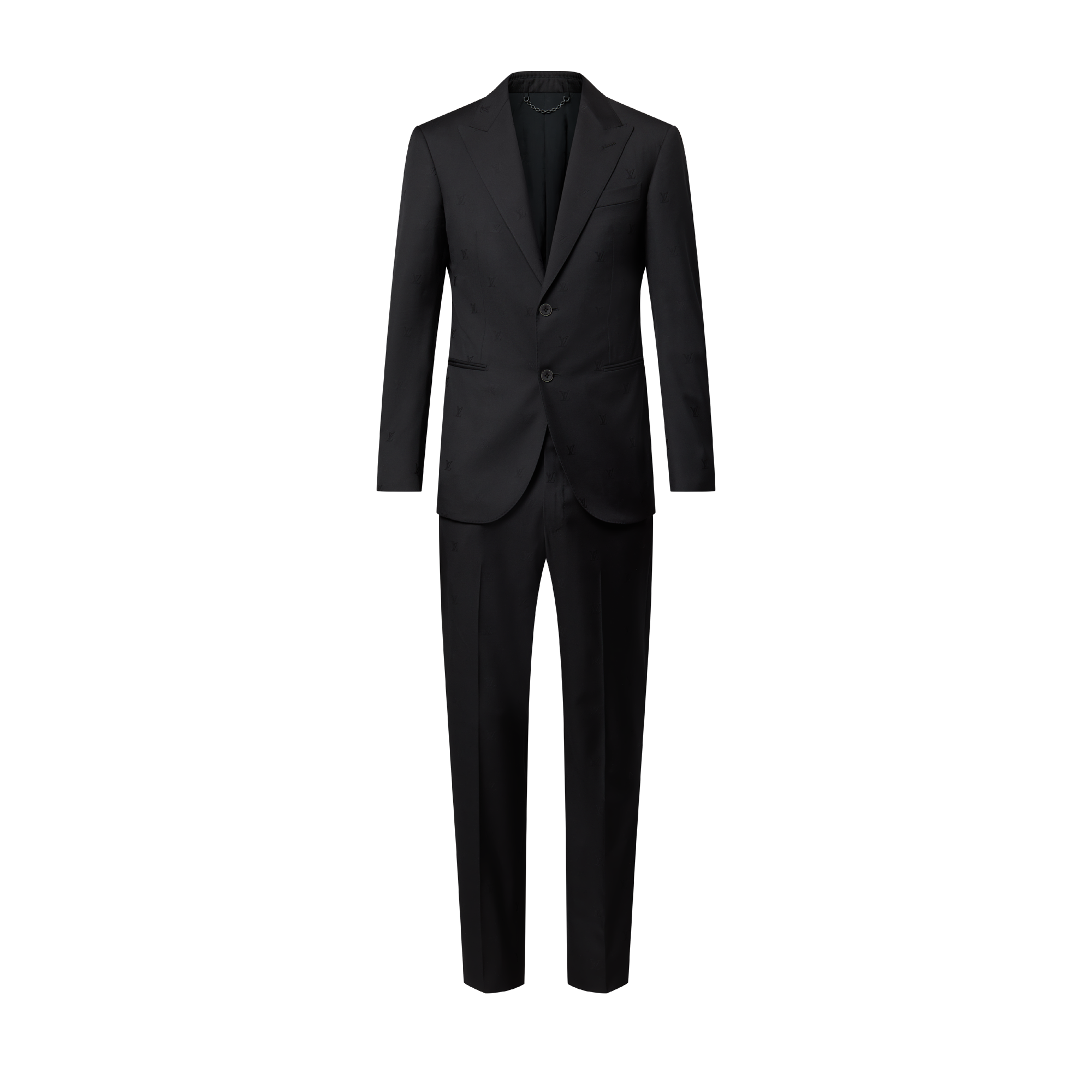 Louis Vuitton ブラック スーツジャケット 56 LV Blason Pont Neuf Suit - Ready-to-Wear | LOUIS VUITTON